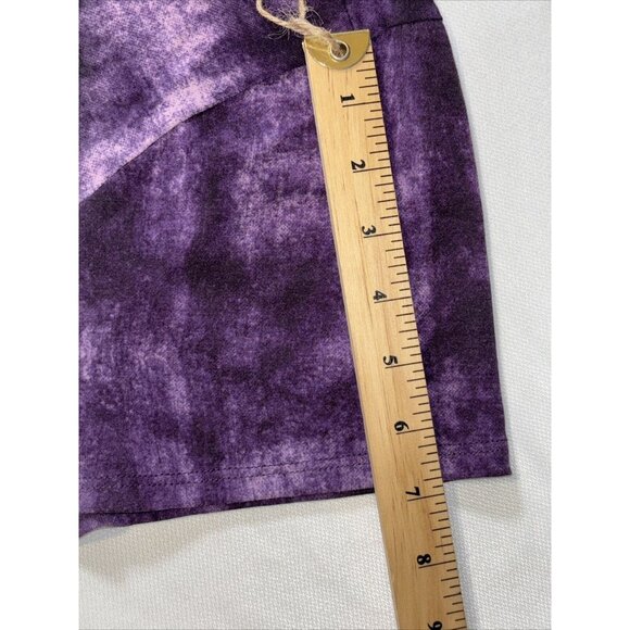 NWT Lularoe Ariel Purple Blue Three Tier Summer Stretch Dress Pockets Sz 2XL - Picture 10 of 16